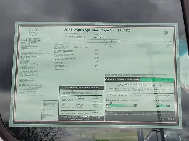 2024 Mercedes-Benz Sprinter 2500 High Roof