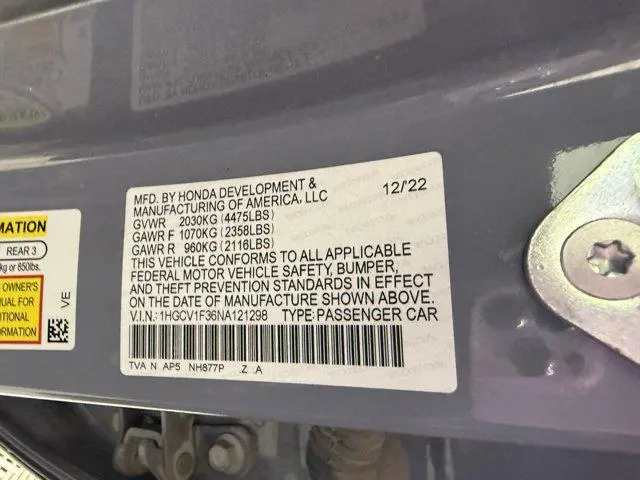 2022 Honda Accord Sport 1.5T