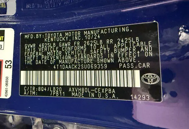 2025 Toyota Camry XSE