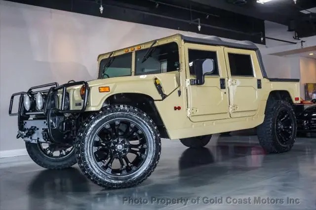 2004 Hummer H1 4-Passenger Open Top Hard Doors