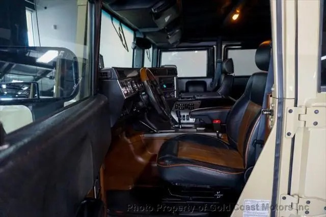 2004 Hummer H1 4-Passenger Open Top Hard Doors