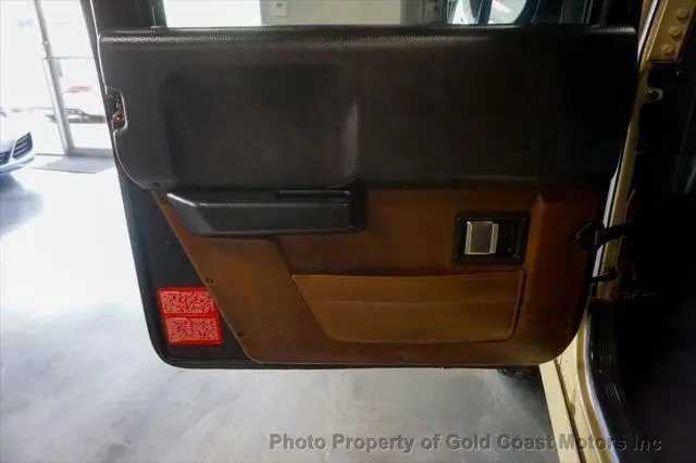 2004 Hummer H1 4-Passenger Open Top Hard Doors