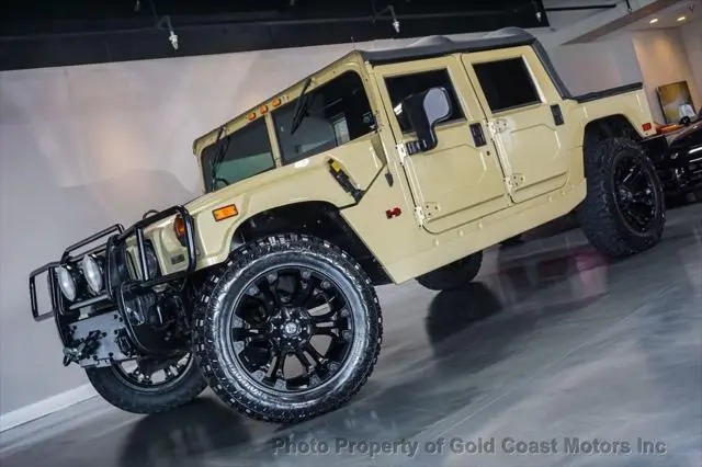 2004 Hummer H1 4-Passenger Open Top Hard Doors