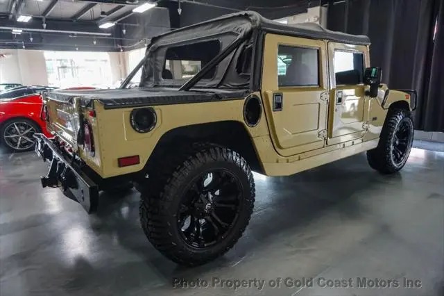 2004 Hummer H1 4-Passenger Open Top Hard Doors