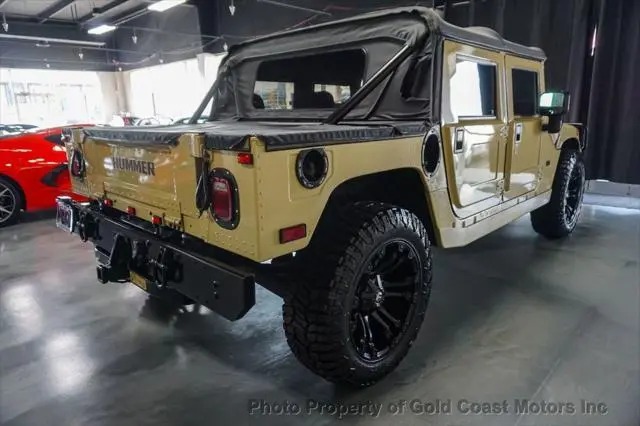 2004 Hummer H1 4-Passenger Open Top Hard Doors