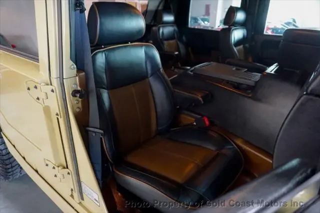 2004 Hummer H1 4-Passenger Open Top Hard Doors