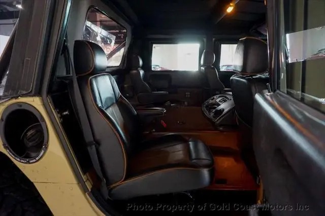 2004 Hummer H1 4-Passenger Open Top Hard Doors