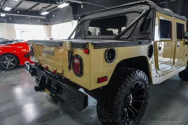 2004 Hummer H1 4-Passenger Open Top Hard Doors