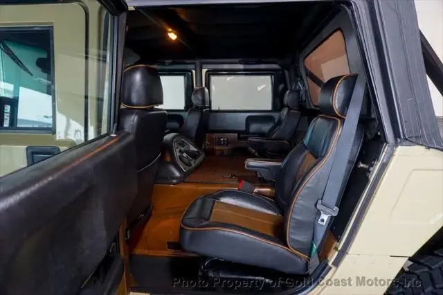 2004 Hummer H1 4-Passenger Open Top Hard Doors