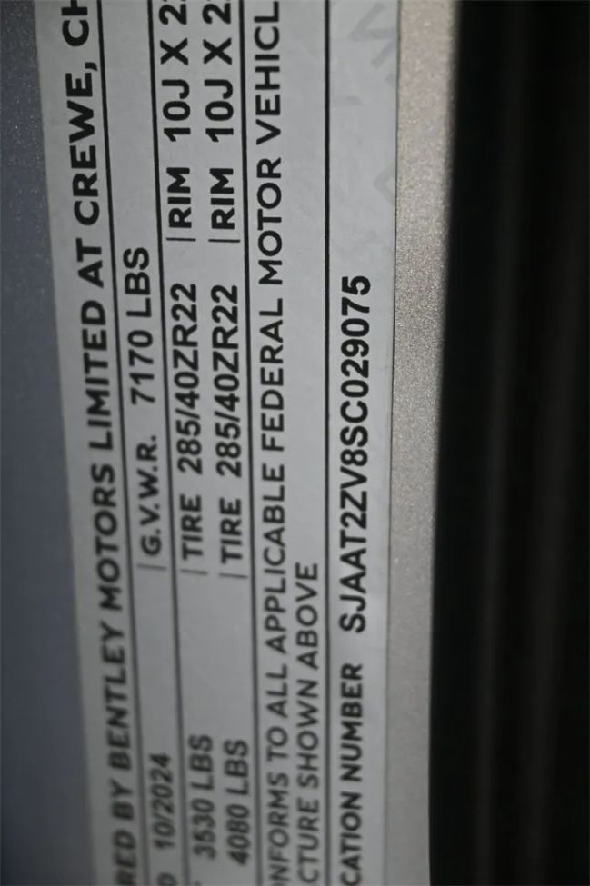 BENTLEY BENTAYGA S BLACK EDITION V8 SPORT UTILITY 4D