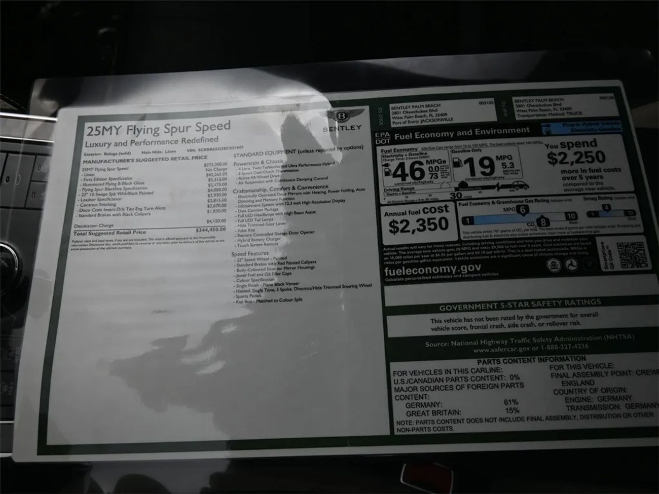 BENTLEY FLYING SPUR SPEED SEDAN 4D