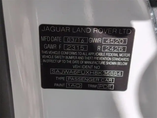 2017 Jaguar F-TYPE S British Design Edition